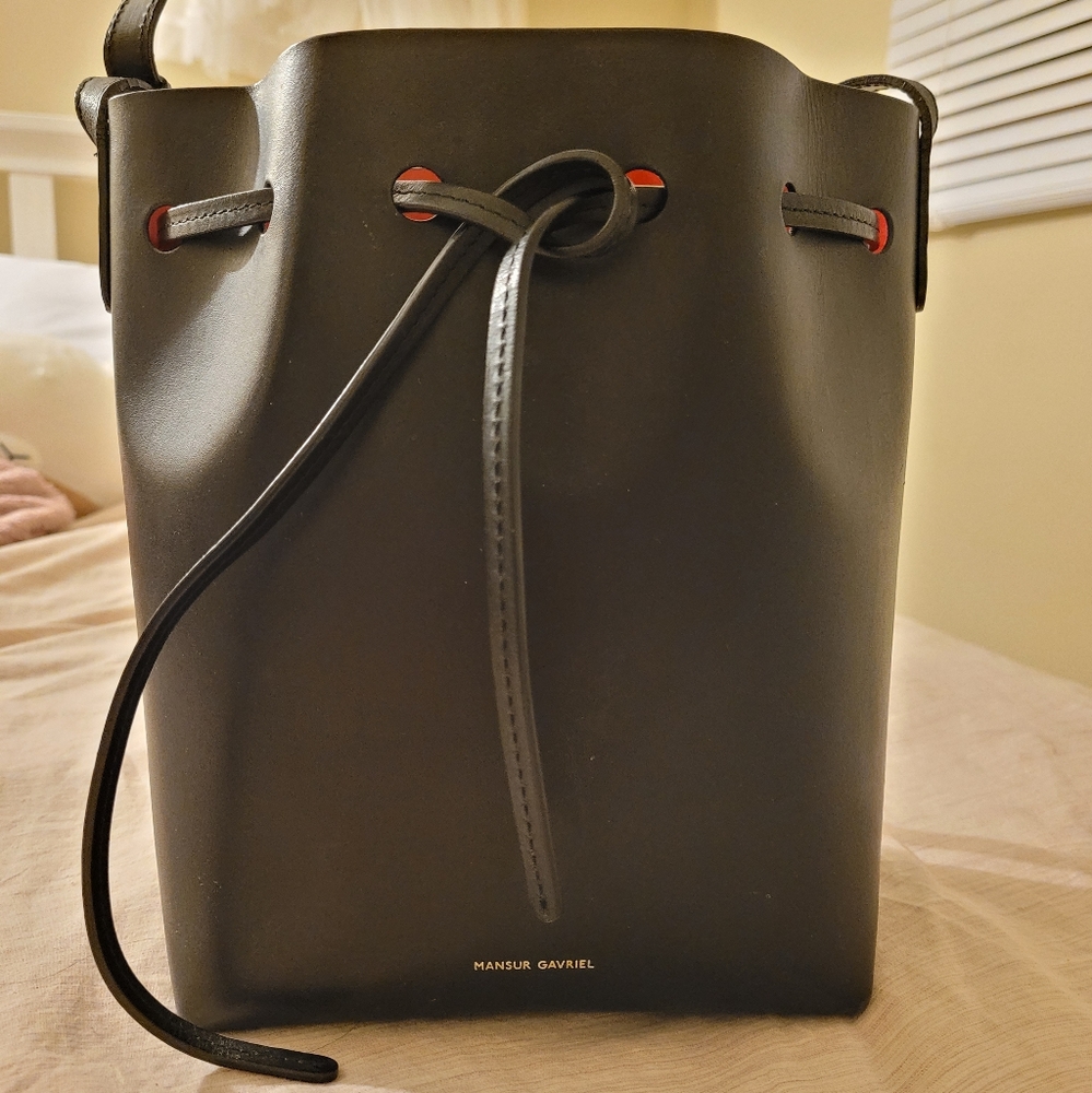 Authentic Mansur Gavriel Mini Bucket Bag